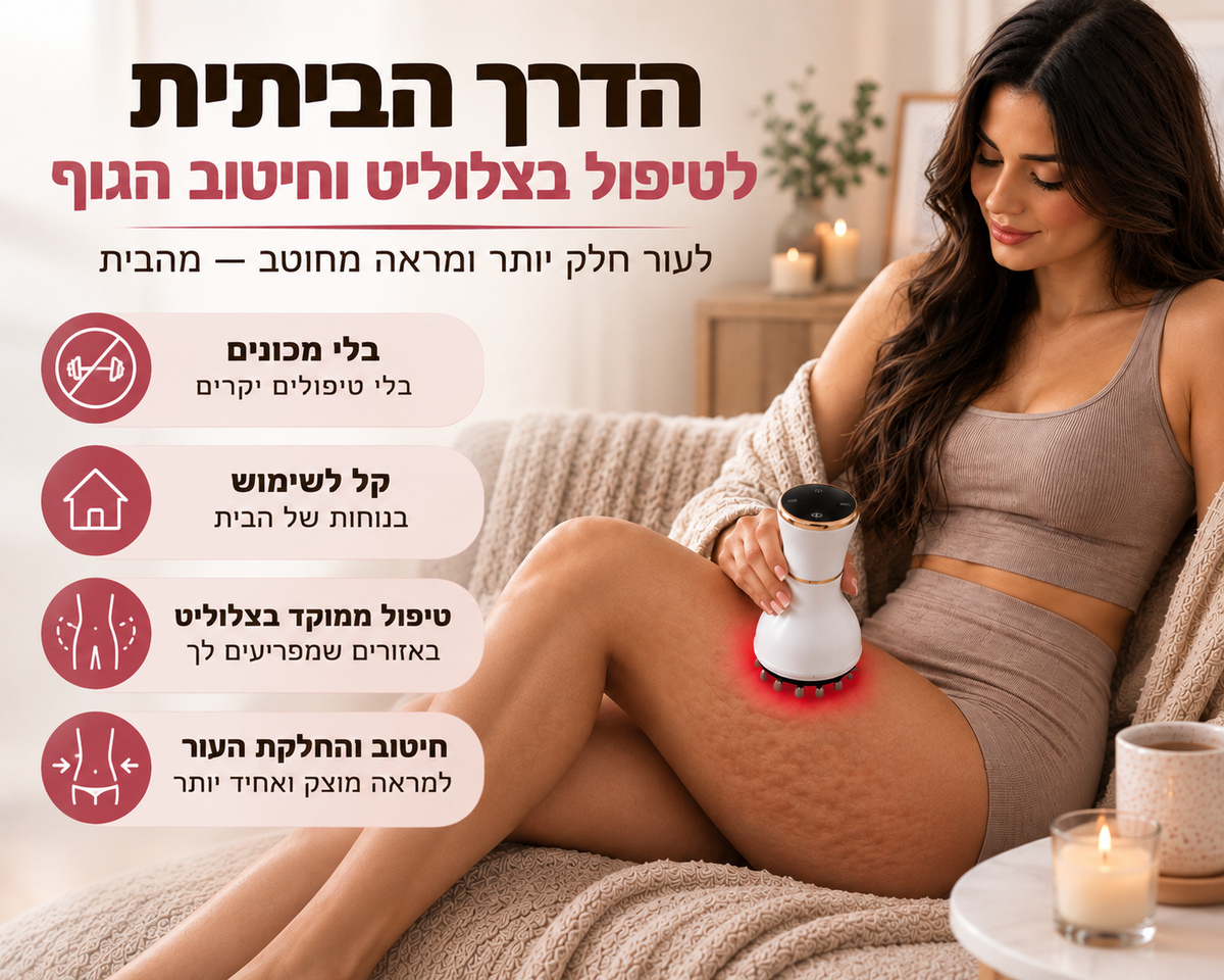 מכשיר לחיטוב הגוף והפחתת מראה הצלוליט
