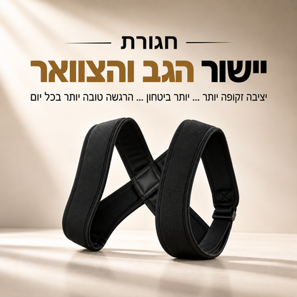 חגורת יישור לגב ולצוואר