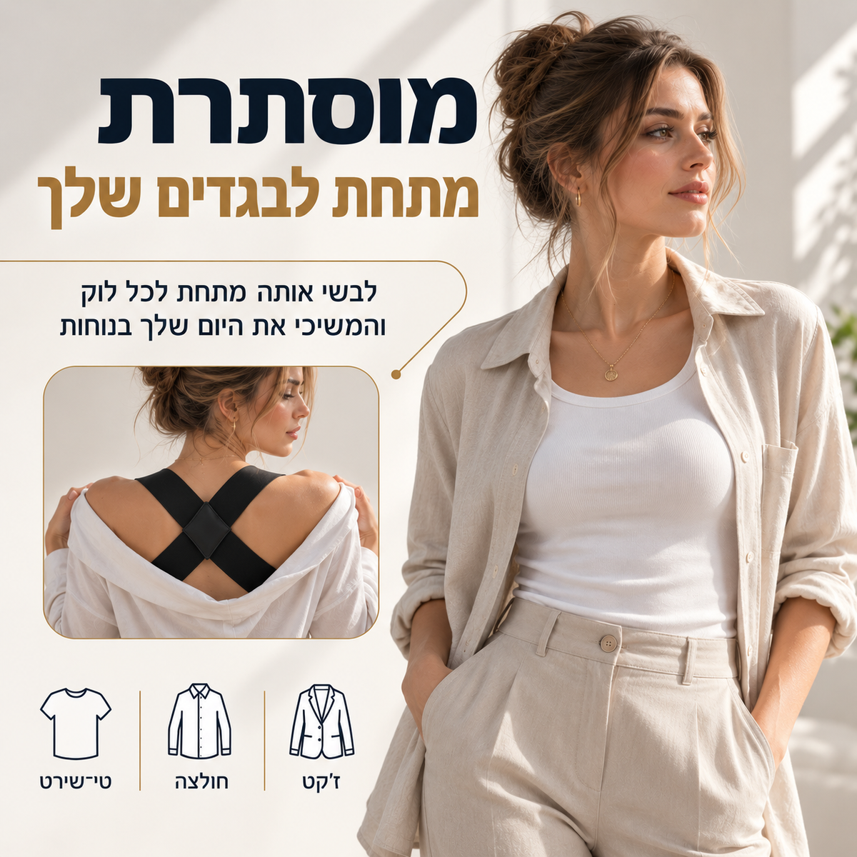חגורת יישור לגב ולצוואר